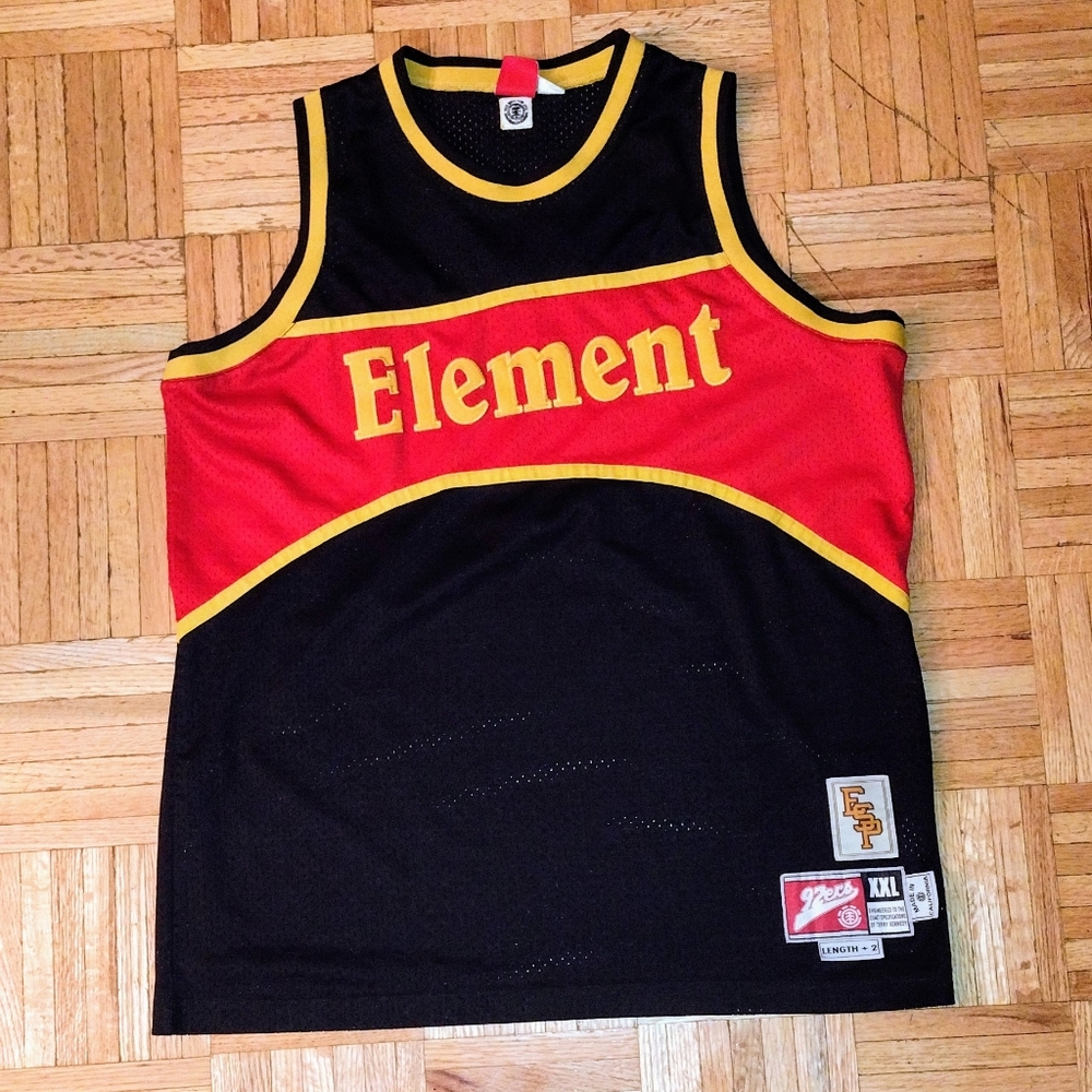 ELEMENT Basketball Skate Mesh Jersey Tank Top MED